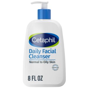 Home cetaphil daily facial cleanser for sensitive, combination to oily skin, 8 oz