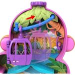 Polly Pocket Adventures in Rio Momma Monkey and Baby Compact Playset